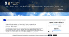 Desktop Screenshot of nuno-silva.net